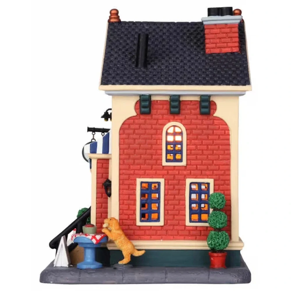 Lemax Pawfection Dog Cat Pet Bakery Christmas Shoppe Building Caddington Village